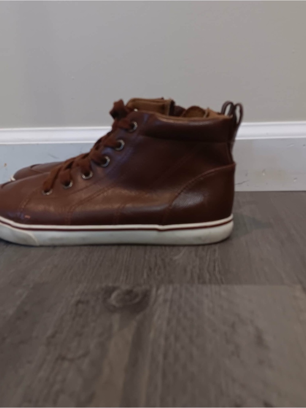Cat & Jack Kids Brown High-Top Sneaker Boot